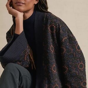 Anthropologie Soleil Cropped Kimono Jacket